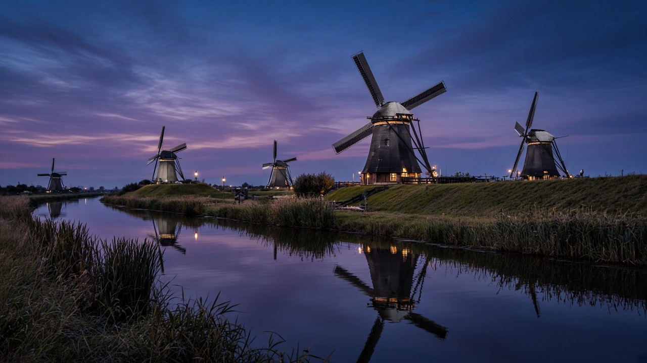 Molens van Kinderdijk, UNESCO-werelderfgoed in Zuid-Holland